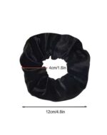 Velvet Hair Ring with Hidden Pocket - Image 2