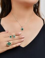 4-Piece Women’s Evening Jewelry Set - Image 3