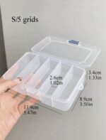 1pc Hair Clip & Jewelry Storage Box With Multiple Compartments - Image 4