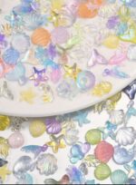 50pcs Ocean Series Nail Ornaments